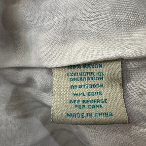 Rockin’ C Large A-Line Dress Floral Sleeveless Shark-Bite Hem Lined Scoop Neck - Picture 8 of 10